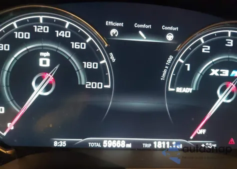 2020 BMW X3 M Competition from USA, damaged, VIN 5YMTS0C06LLA57951